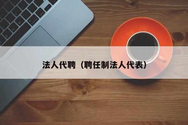 法人代聘（聘任制法人代表）